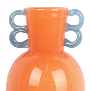 Present Time Vase Fiesta Large Peach Orange